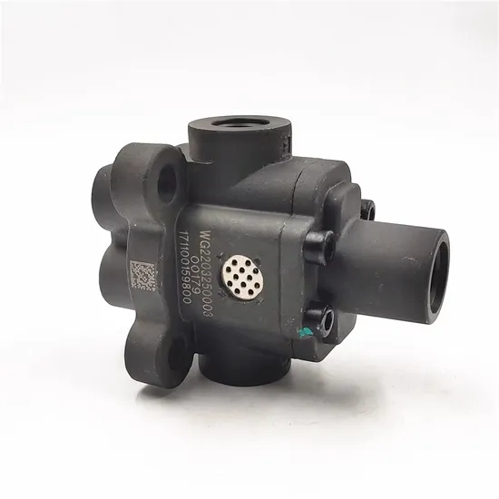 Flutektech HOWO Truck Fuel Transfer Pump Iron Material New Condition Vg1500080100 Sinotruk Parts