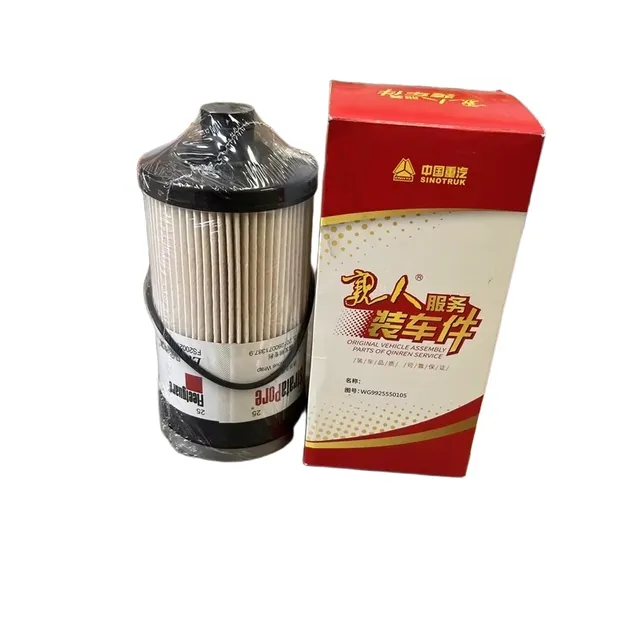 Seal-Fit Design Fuel Filter Element for Sinotruk HOWO Light Truck Commander