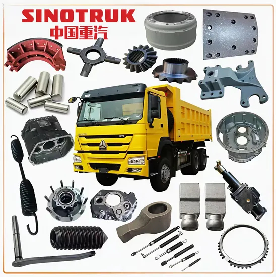 Weichai Engine Sinotruk HOWO A7 Sitrak Hohan Shacman Beiben Foton FAW Dongfeng Trailer Tractor Mining Dump Cargo 371 380 420 Truck Spare Parts Semi Truck Parts